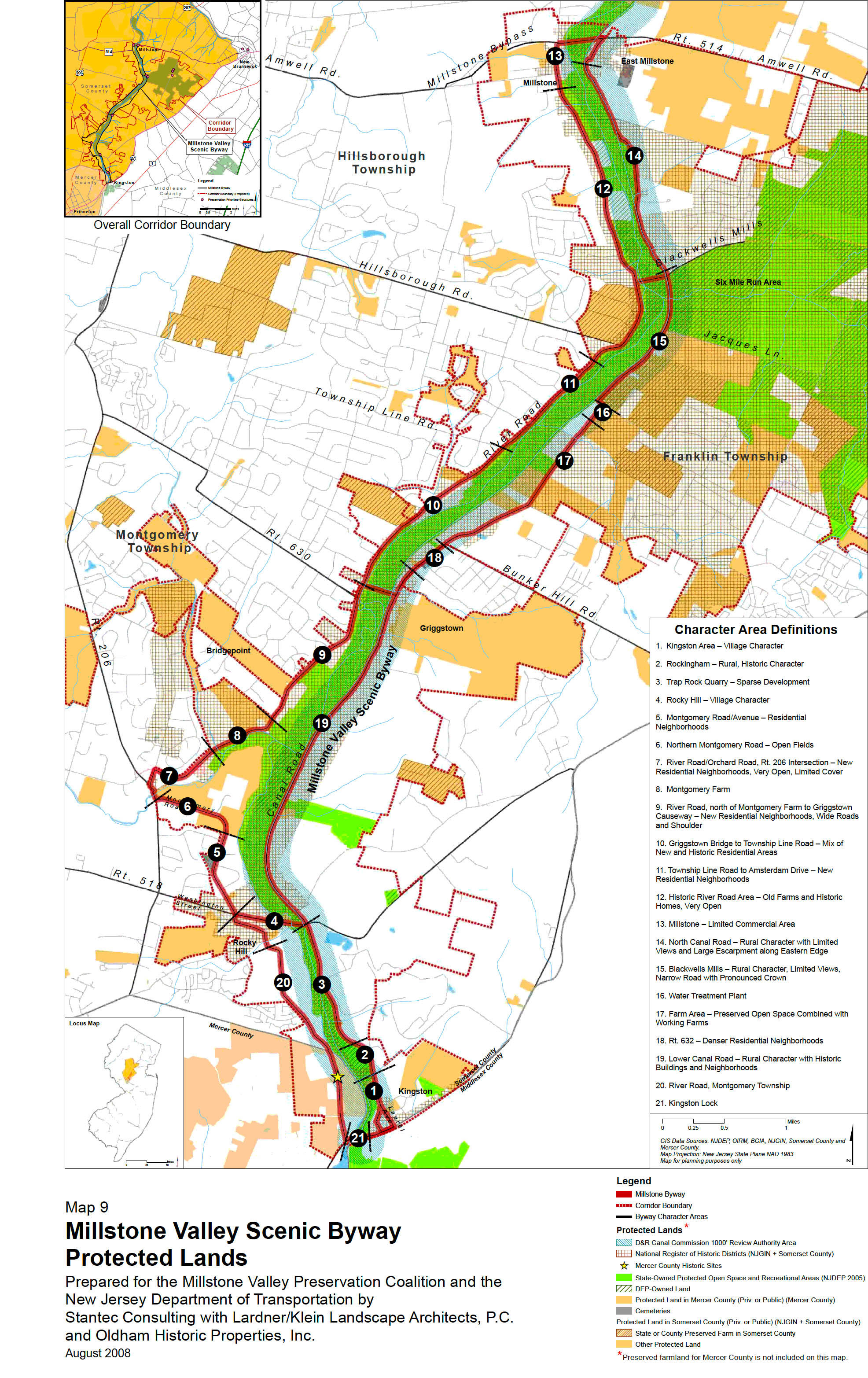 Millstone River Valley Map